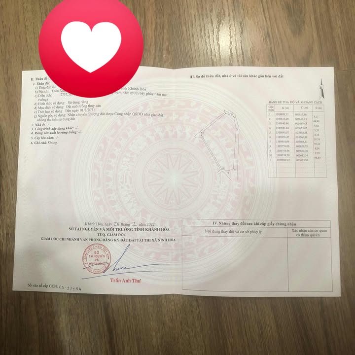 Đất nền Ninh Thọ - 7632m² giá 3 tỷ - Đầu tư sinh lời ngay!