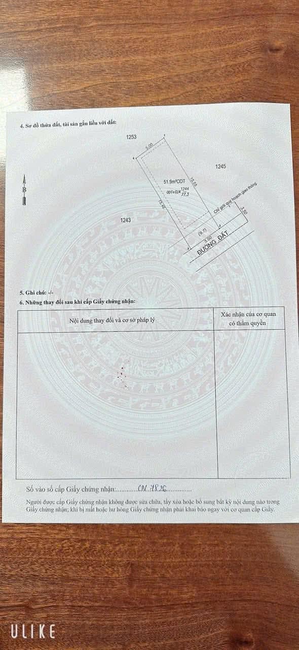 Đất nền Tân Đông Hiệp 77m² giá 2.69 tỷ - Sổ đỏ chính chủ