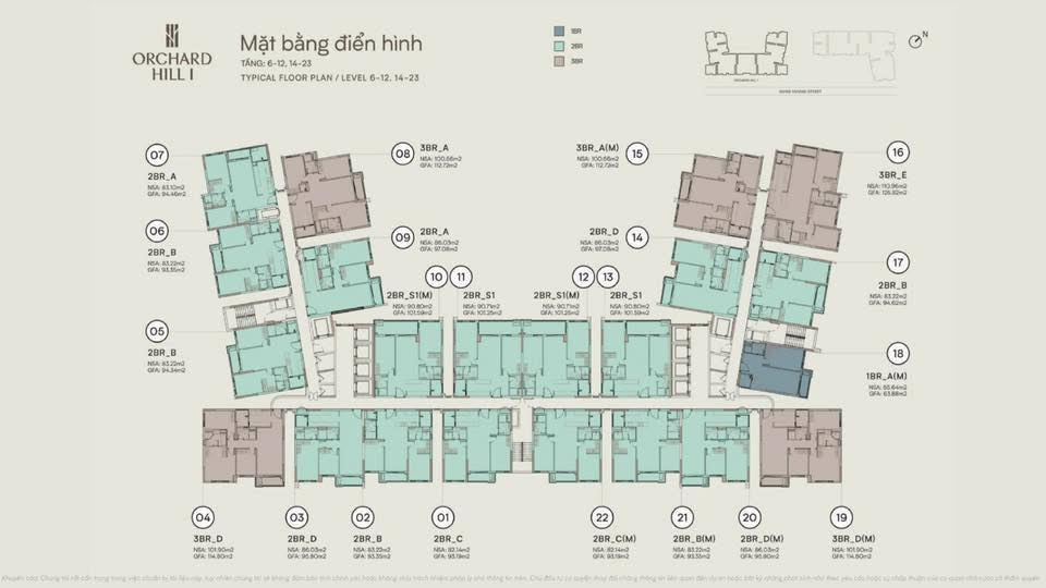 Căn hộ Orchard Hill Bình Dương 96m² giá 4.25 tỷ - Cơ hội đầu tư tuyệt vời!