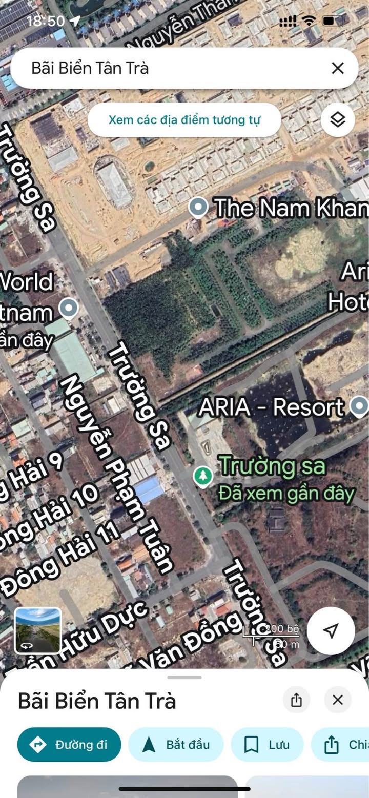 Lô đất mặt biển Tân Trà 1000m² giá 59 tỷ - Cơ hội đầu tư đắc địa!