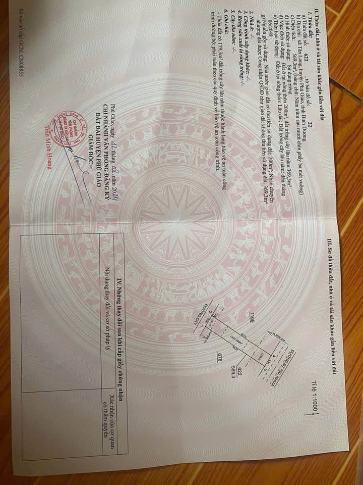 Đất nền Bàu Bàng 560m² giá 3 tỷ - Mặt tiền ĐT750, đối diện cây xăng