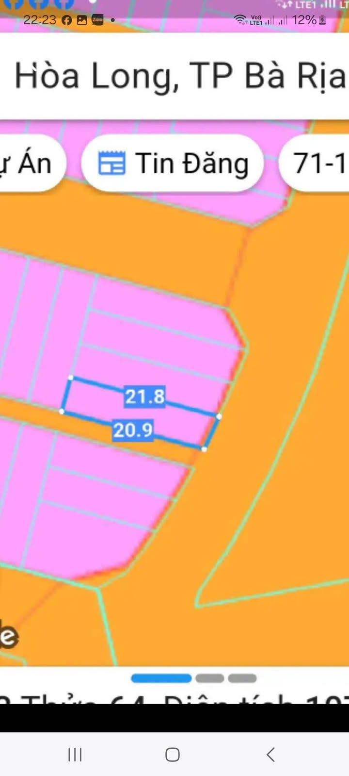 Đất nền lô góc Hòa Long 107m² giá 1.48 tỷ - Cơ hội đầu tư tuyệt vời!