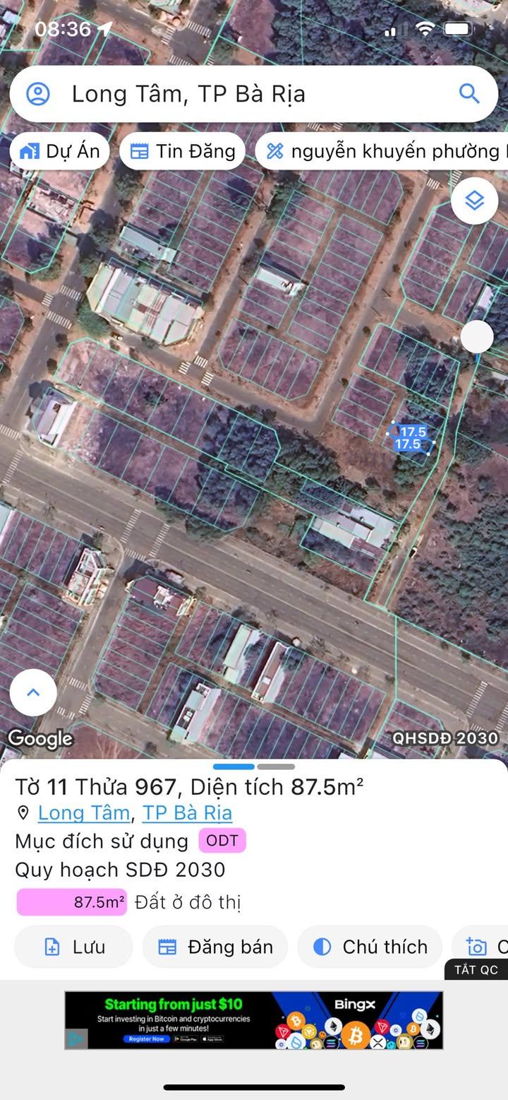 Đất nền Long Tâm 87m² giá 1.85 tỷ - Sổ hồng đầy đủ, cơ hội đầu tư tốt!