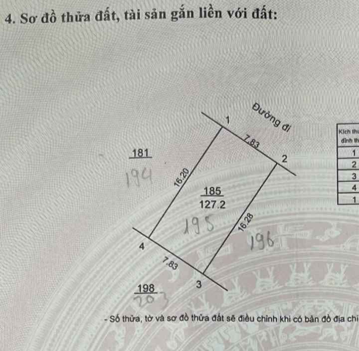 Đất dịch vụ Di Trạch, Hoài Đức 127.2m² giá 16.8 tỷ - Vị trí đẹp, đầu tư sinh lời!