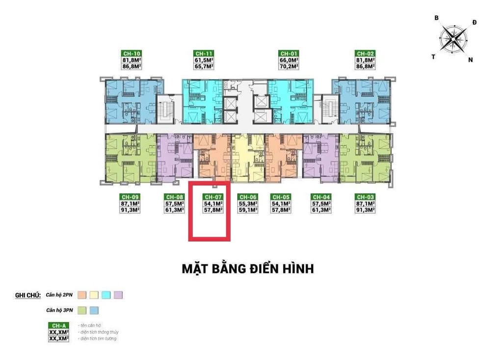 Căn hộ Chung cư Thiên Ân Central Bắc Giang 54m² giá 28xx triệu - View bể bơi tuyệt đẹp!