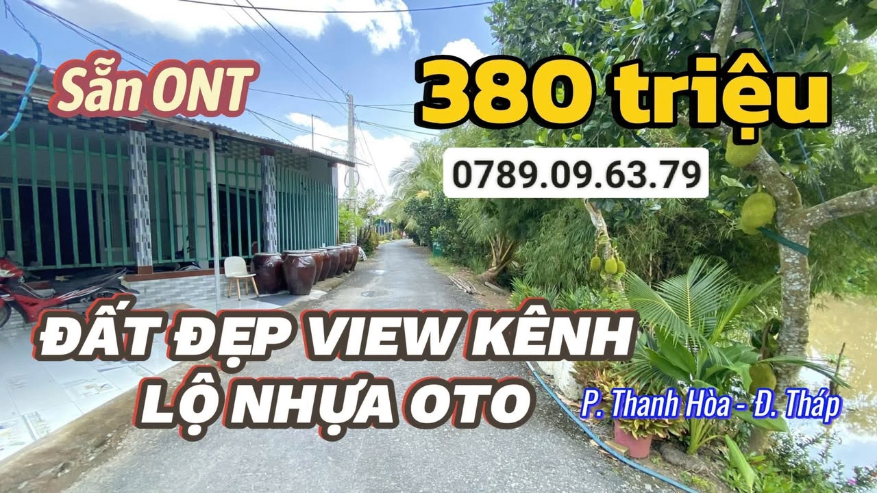 Đất thổ cư Phường Thanh Hòa 130m² giá 380 triệu - Mặt tiền lộ nhựa ô tô