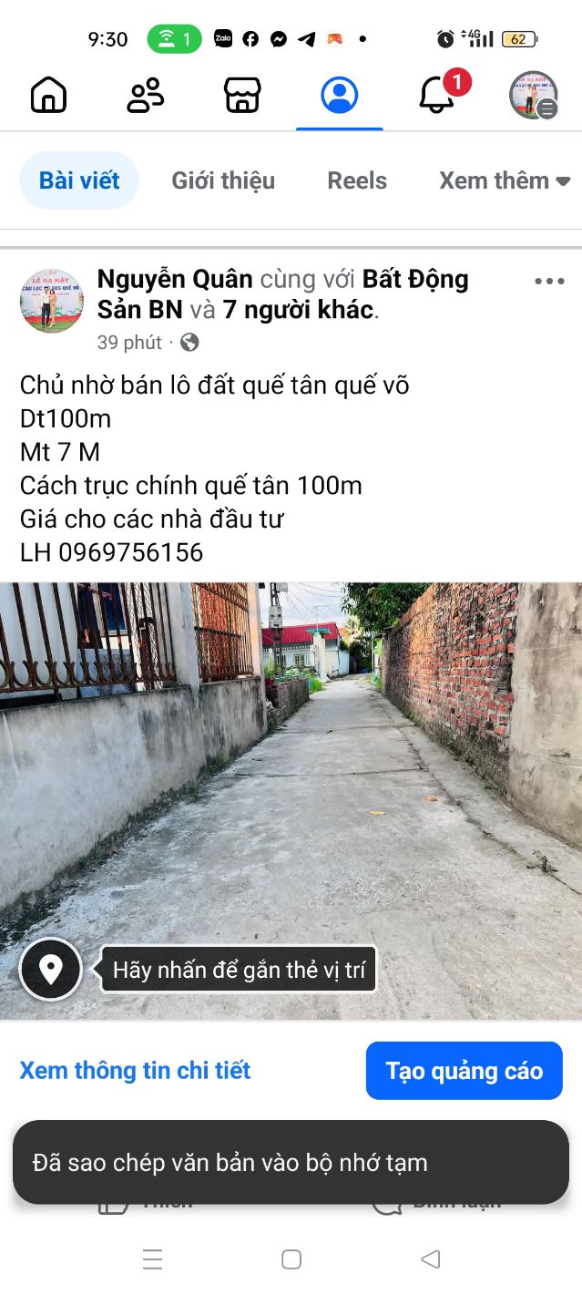 Đất nền Quế Tân, Quế Võ 100m² - Giá tốt cho nhà đầu tư!