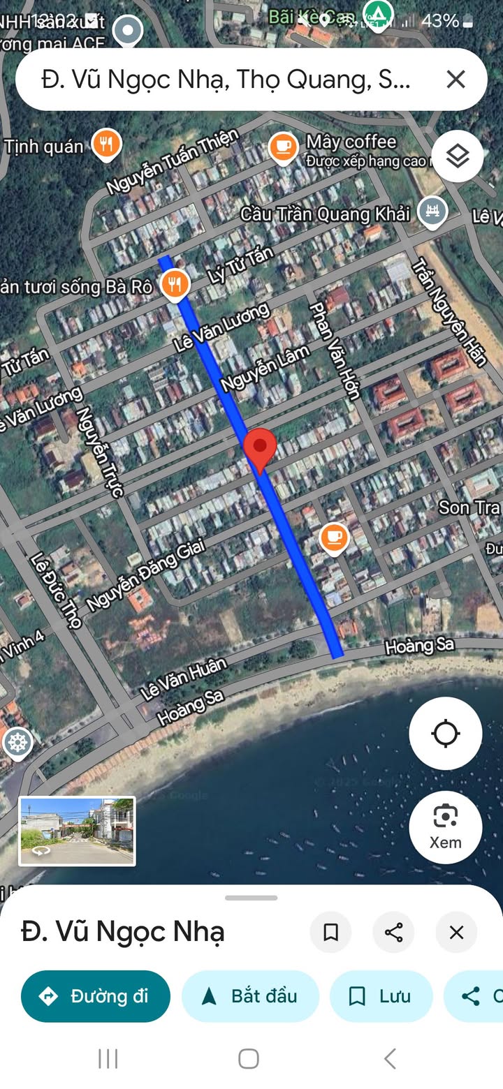 Đất nền đường Vũ Ngọc Nhạ, Sơn Trà, Đà Nẵng 180m² - Cơ hội đầu tư độc đáo!