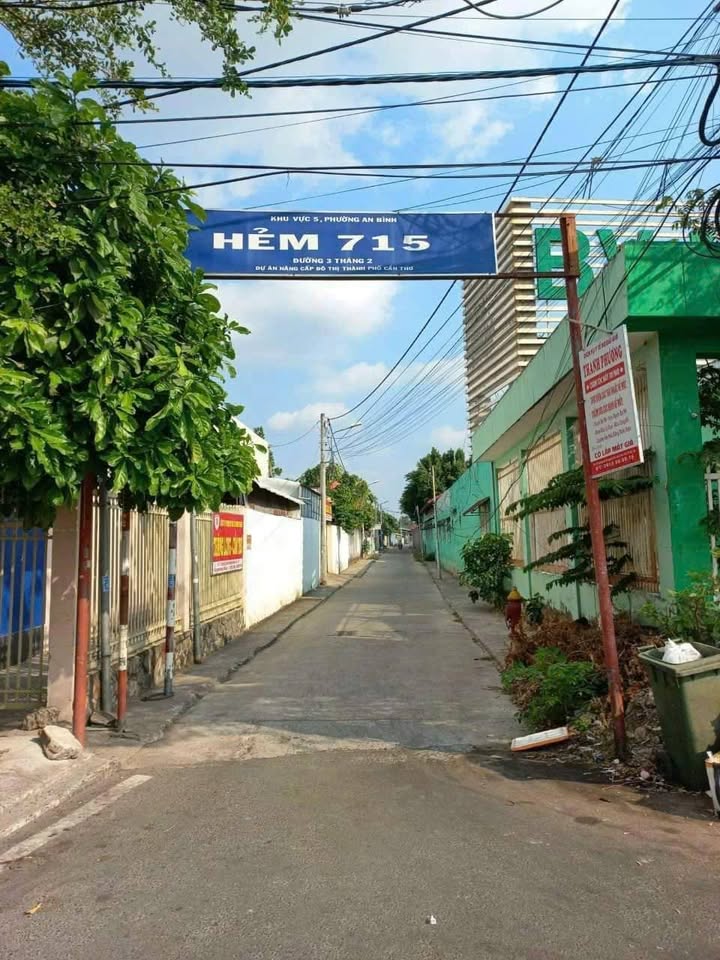 Đất nền Hẻm 715 Đường 3-2, An Bình, Cần Thơ 136.4m² giá 1.1 tỷ - Đầu tư sinh lời!