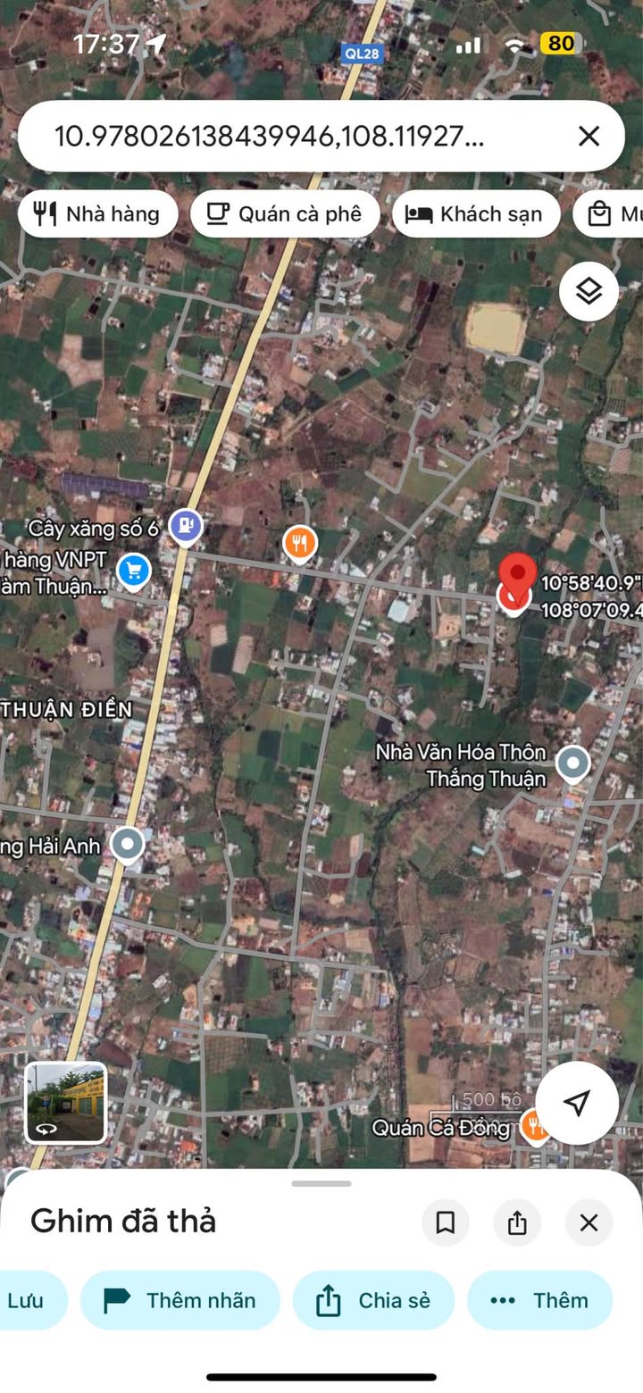 Đất nền chính chủ 147m² tại Hàm Thắng, Bình Thuận - Giá chỉ 1 tỷ!