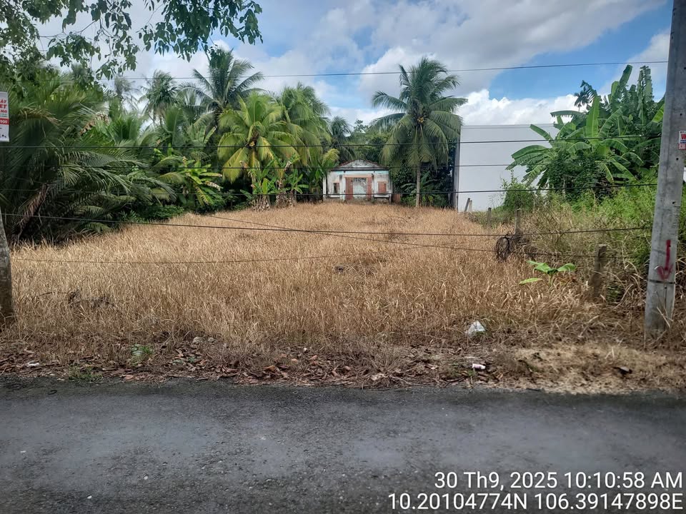 Đất mặt tiền đường Liên ấp 2B, xã Nhơn Thạnh, Bến Tre 1292m² giá 5.8 tỷ - Cơ hội đầu tư lý tưởng!