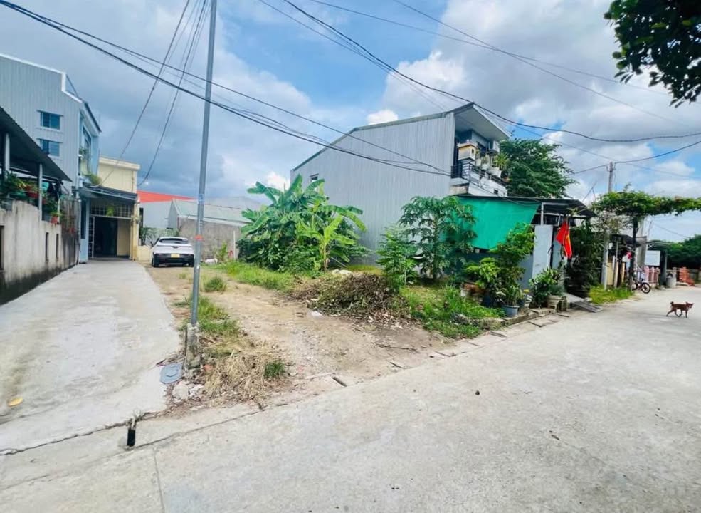 Đất lô góc 2 mặt tiền đường Chiết Bi, Phú Thượng 94.1m² - Giá chỉ 2 tỷ!