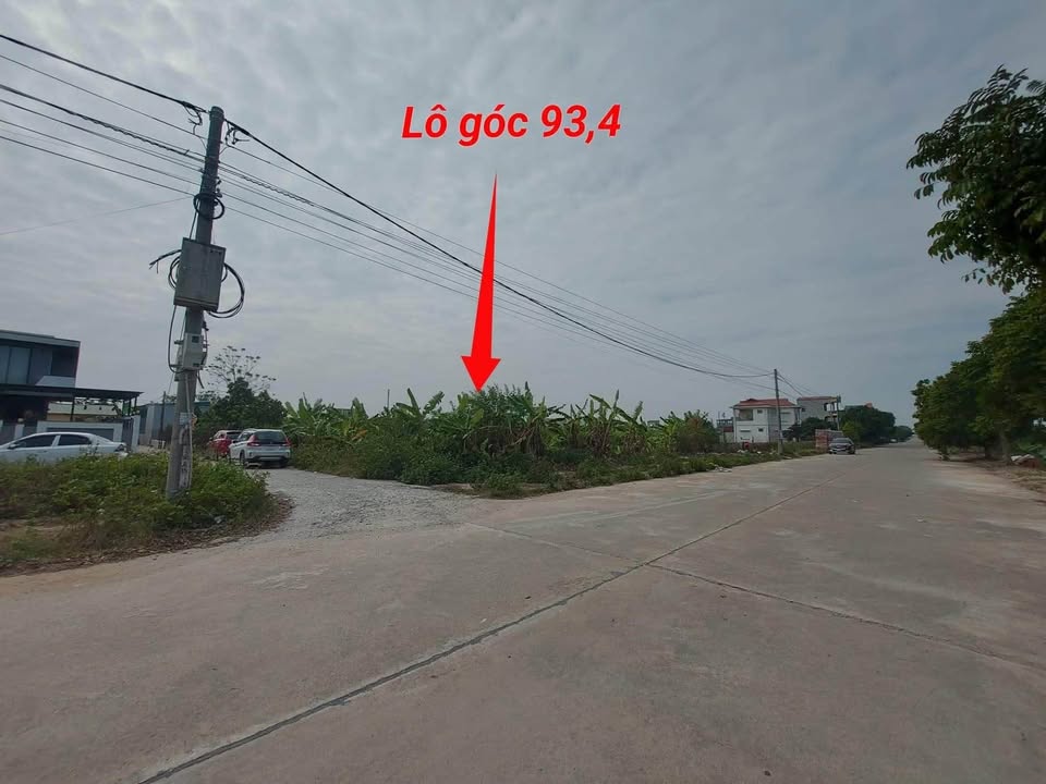 Đất nền Tân Lập Vũ Thư 93m² giá 1 tỷ - Lô góc duy nhất, cơ hội đầu tư tốt!