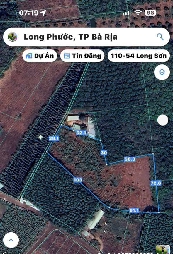 Đất nền mặt tiền 1000m² tại Long Phước, Bà Rịa - Giá chỉ 2 tỷ VND!