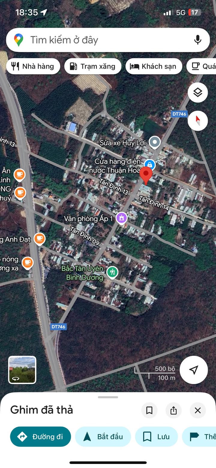 Đất thổ cư 746m² Tân Định, Bắc Tân Uyên - Giá chỉ 12.5 tỷ, thương lượng!