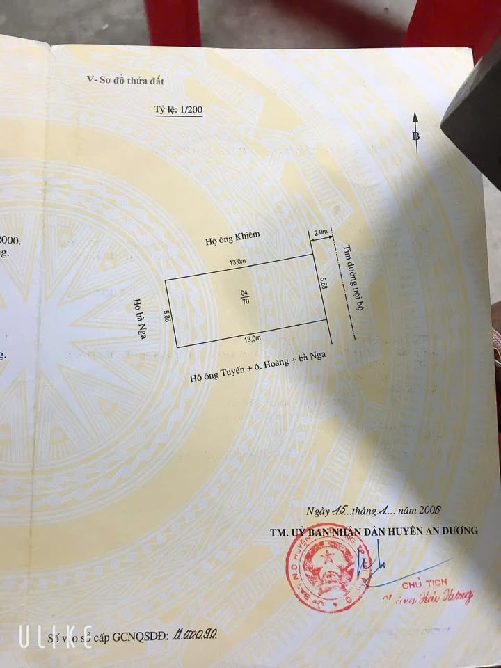 Đất nền An Đồng, An Dương 76m² giá 1 tỷ - Cơ hội đầu tư hiếm có!