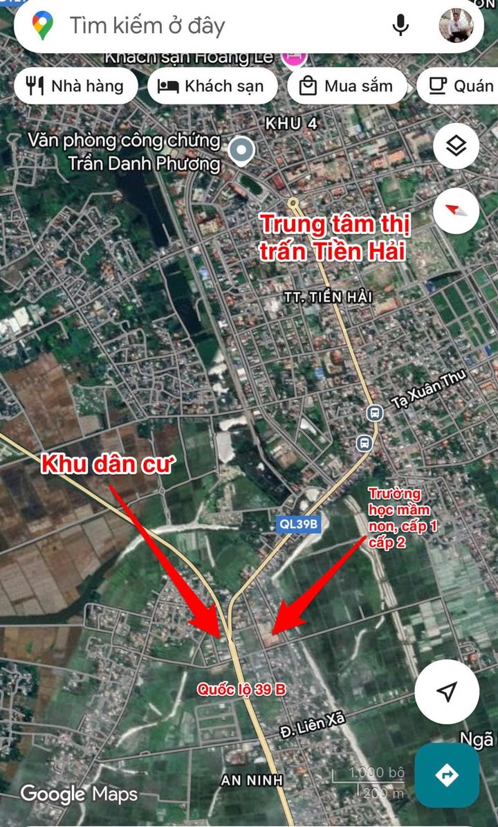 Đất nền Khu dân cư An Ninh, Tiền Hải 90m² giá 1 tỷ - Vị trí đẹp, giao thông thuận lợi!