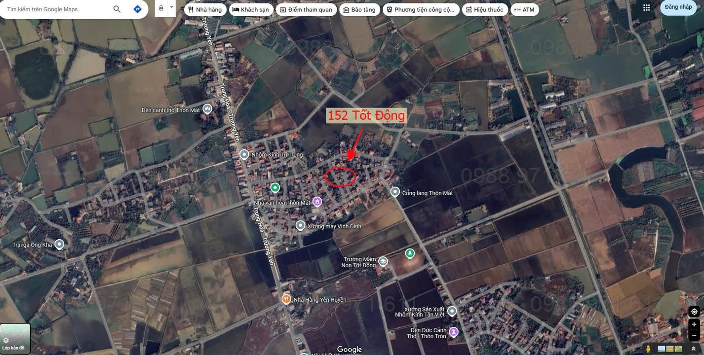 Đất thổ cư 152m² tại Tốt Động, Chương Mỹ - Giá chỉ 1 tỷ, cơ hội đầu tư tuyệt vời!