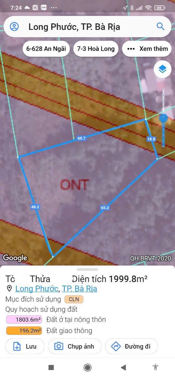 Đất Hòa Long, HCM 2000m² giá 1.8 tỷ - Cơ hội đầu tư tuyệt vời!