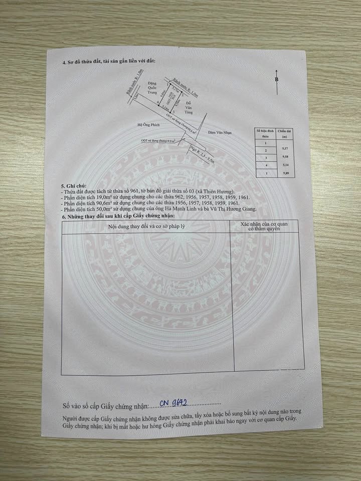 Đất nền chính chủ tại phường Thiên Hương, Thủy Nguyên, 50m² - Tiện ích đầy đủ, giá chỉ 1 tỷ!