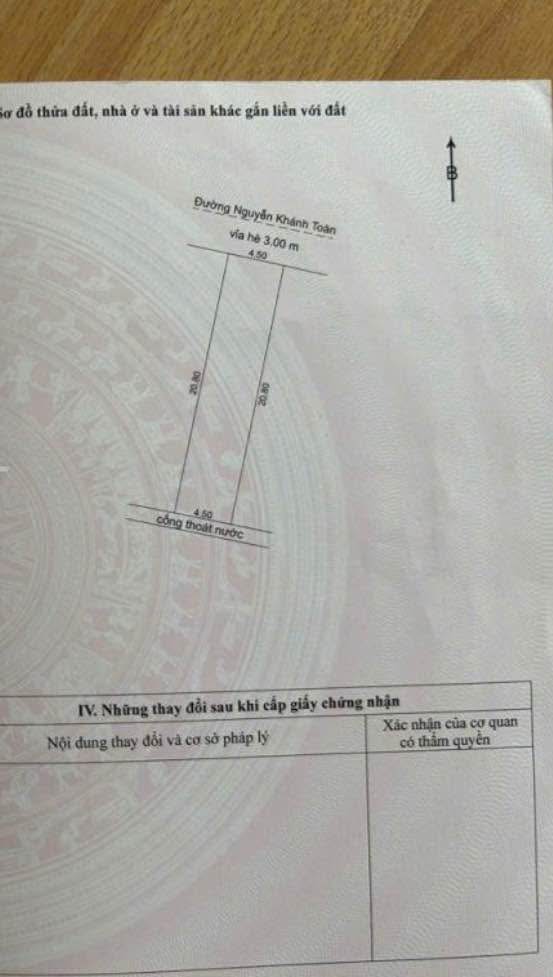 Đất nền chính chủ Nguyễn Khánh Toàn 93.6m² giá 8 tỷ - Vị trí đắc địa gần Vinmec!