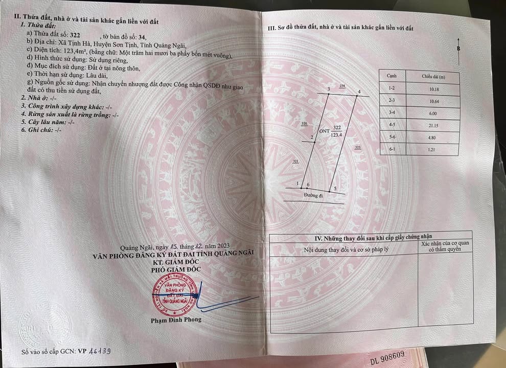 Đất nền Tịnh Hà Sơn Tịnh 126m² giá 400 triệu - Tiềm năng đầu tư cao!