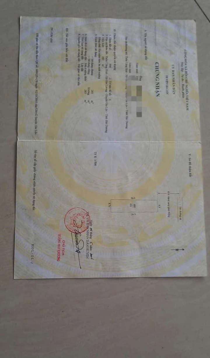 Đất nền Gia Lương, Gia Lộc 283m² - Kinh doanh đắc địa gần trường và ủy ban!