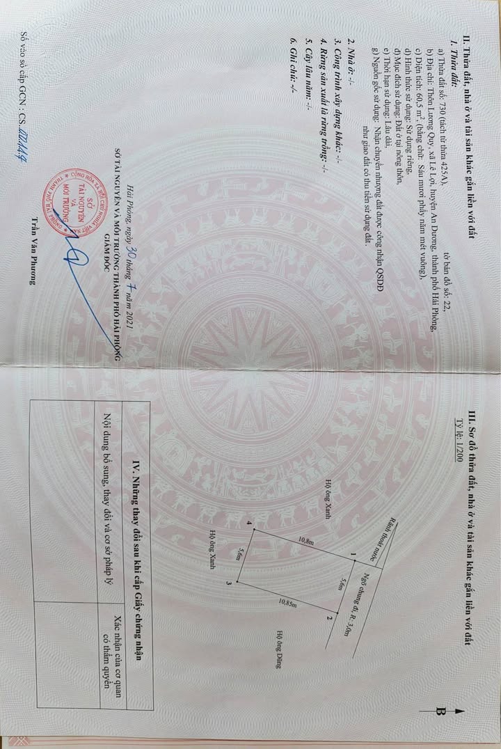 Nhà riêng Lương Quy - Lê Lợi 60m² giá 1.1 tỷ - Ô tô đỗ cửa