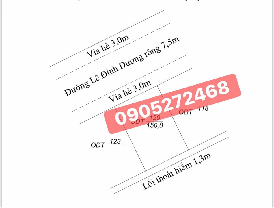Đất nền đường Lê Đình Dương, Vĩnh Điện, 150m² giá 2 tỷ - Đầu tư sinh lời cao!