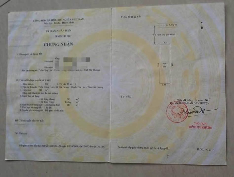 Lô đất mặt đường Gia Lương, Gia Lộc 283m² - Kinh doanh thuận lợi!