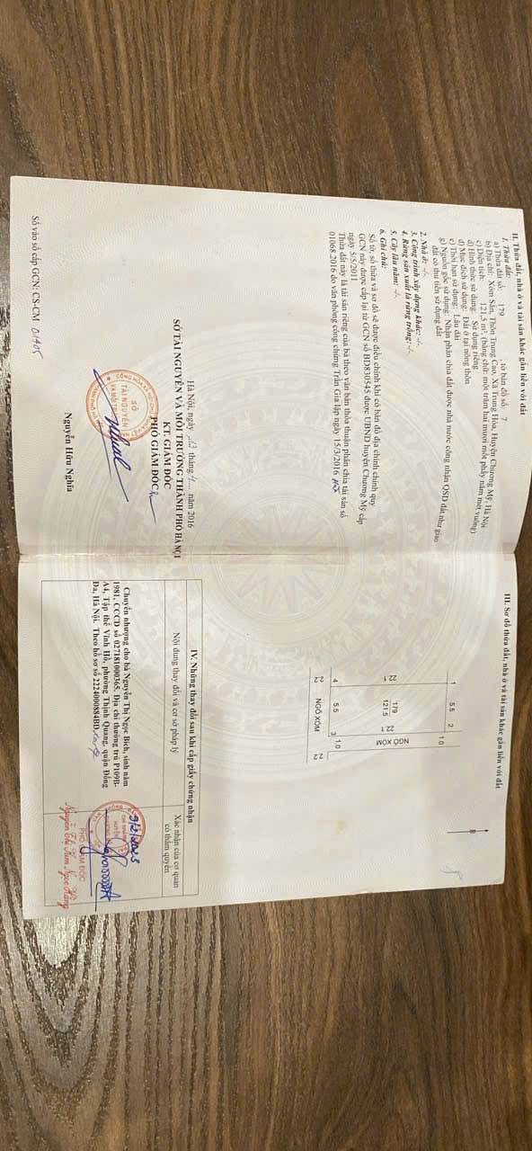 Đất nền thôn Trung Hòa, xã Phú Nghĩa 121,5m² giá 2 tỷ - Lô góc 2 mặt thoáng!