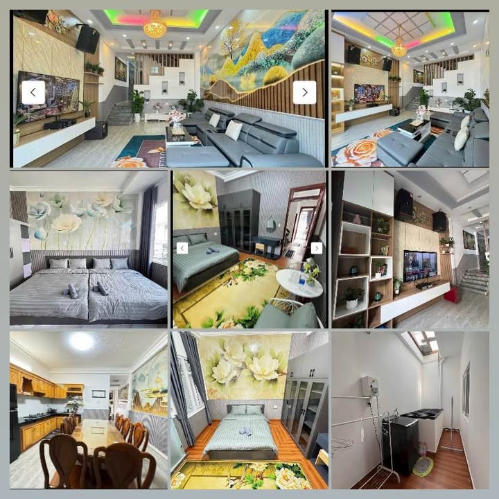 Nhà nguyên căn cho thuê đường Trần Anh Tông, Đà Lạt 4PN - Nội thất hiện đại, thích hợp nghỉ dưỡng