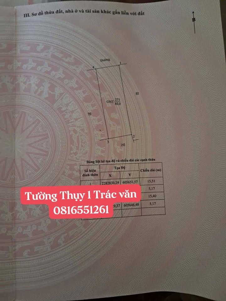 Đất nền Tường Thụy 1, Trác Văn 80m² giá 1.4 tỷ - Cơ hội đầu tư tuyệt vời!