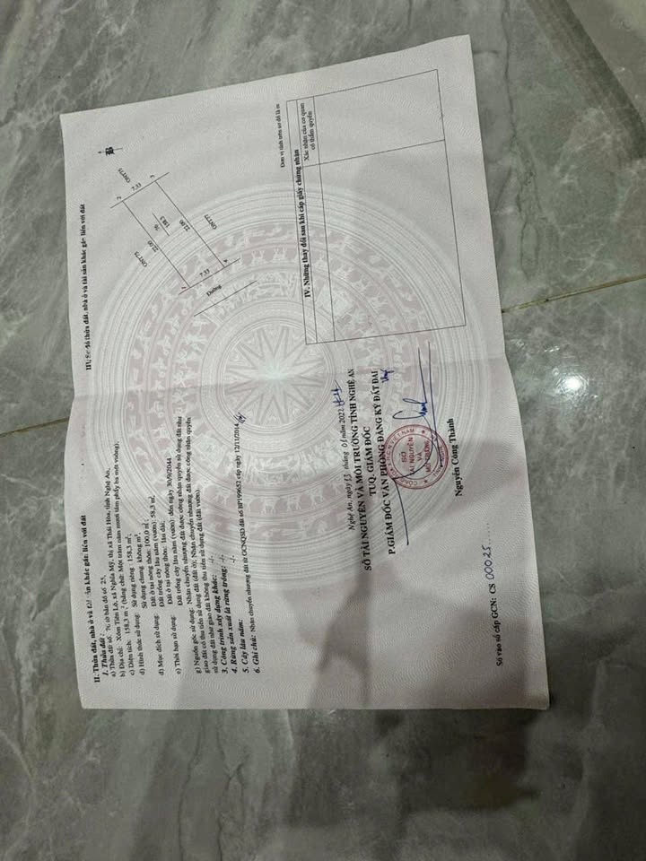 Đất nền Tiên Lộ, Nghĩa Mỹ, Thái Hòa 160.6m² giá chỉ 400 triệu - Cơ hội đầu tư tuyệt vời!