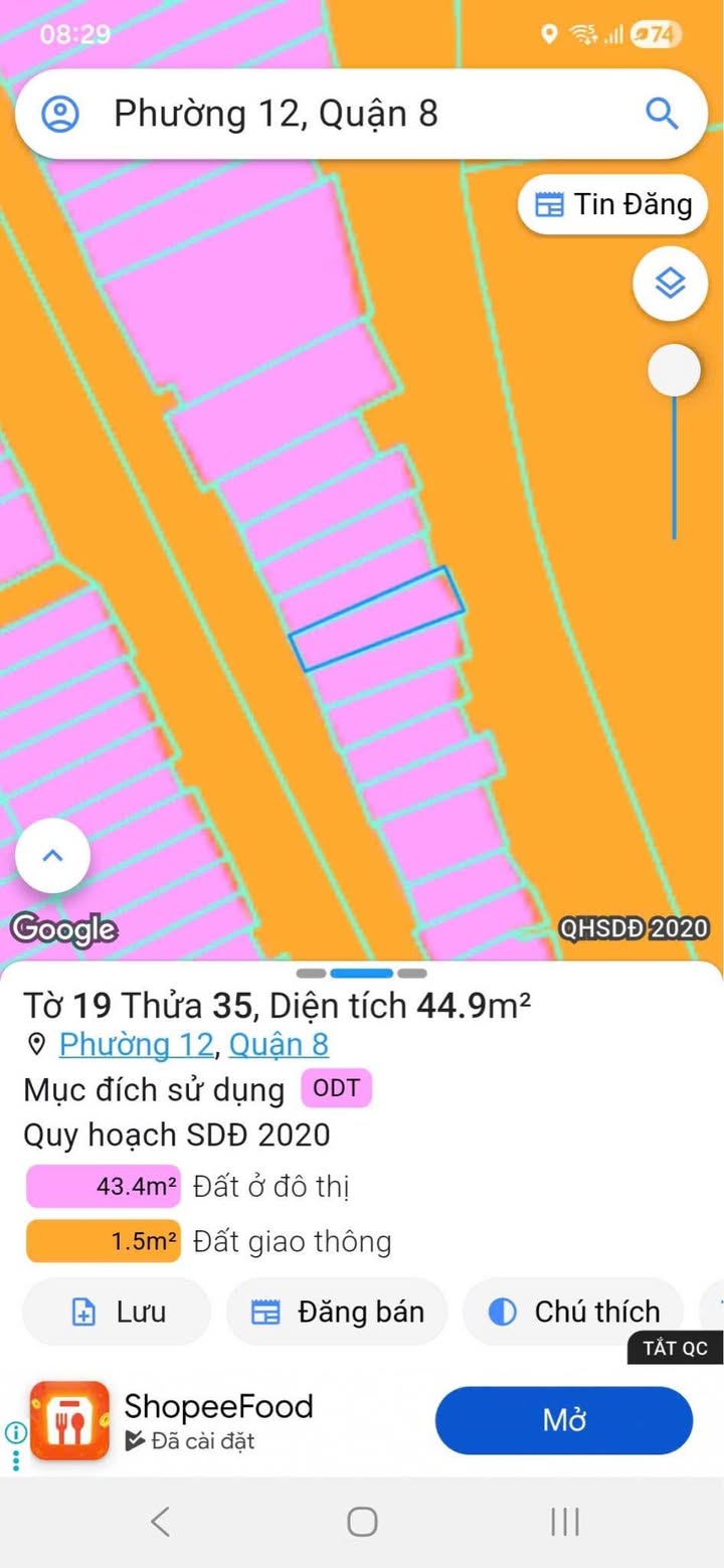 Nhà Mặt Tiền Đường Mạc Vân, P12, Q8 - 43.4m² giá 4.9 tỷ - Tiện kinh doanh, buôn bán!