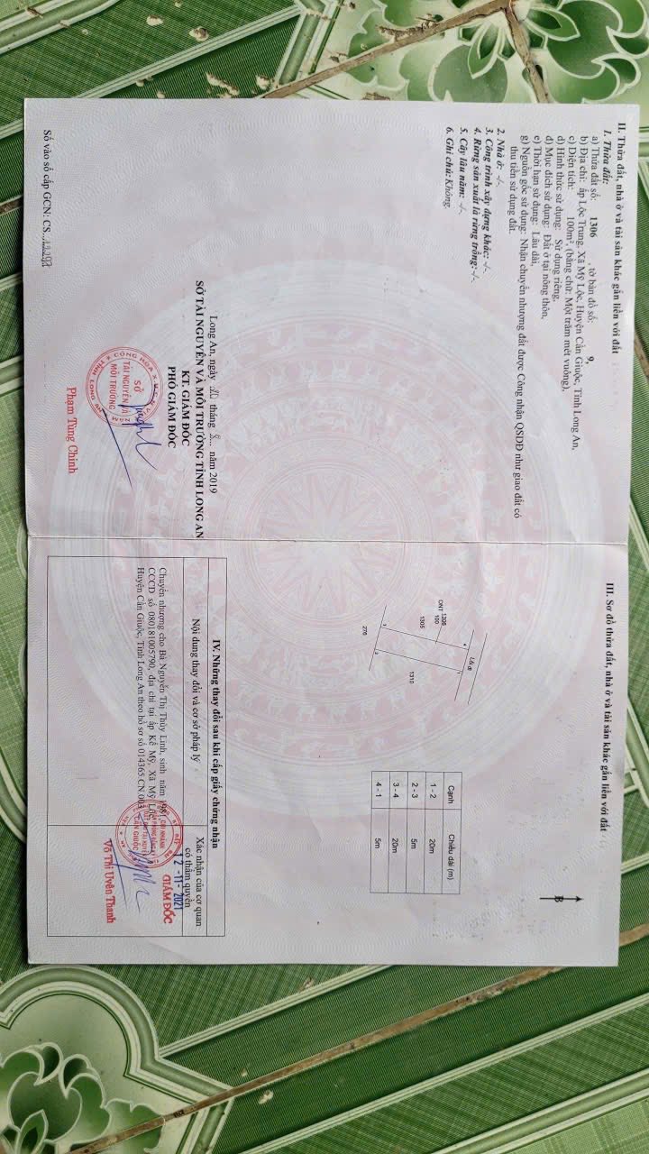 Đất nền xã Mỹ Lộc, Cần Giuộc 100m² giá 700 triệu - Đầu tư sinh lời ngay!