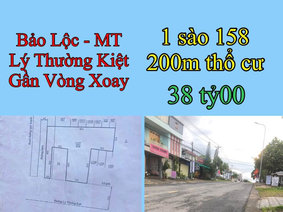 Đất nền Bảo Lộc 1158m² giá 38 tỷ - Vị trí đắc địa cho kinh doanh!