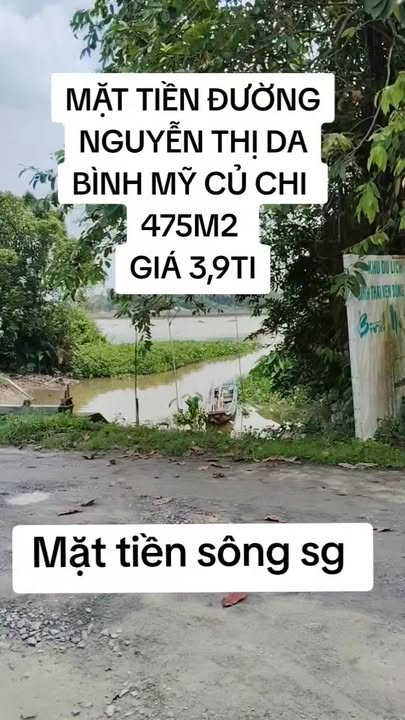 Đất mặt tiền đường Nguyễn Thị Da, Bình Mỹ, Củ Chi 475m² chỉ 3.9 tỷ - Cơ hội đầu tư tuyệt vời!