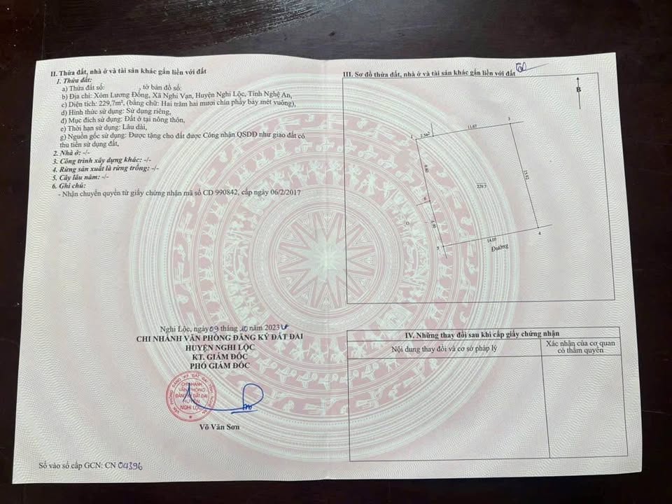 Đất nền xóm Lương Đồng, Nghi Vạn, 114m² giá 1.38 tỷ - Tiềm năng sinh lời cao!