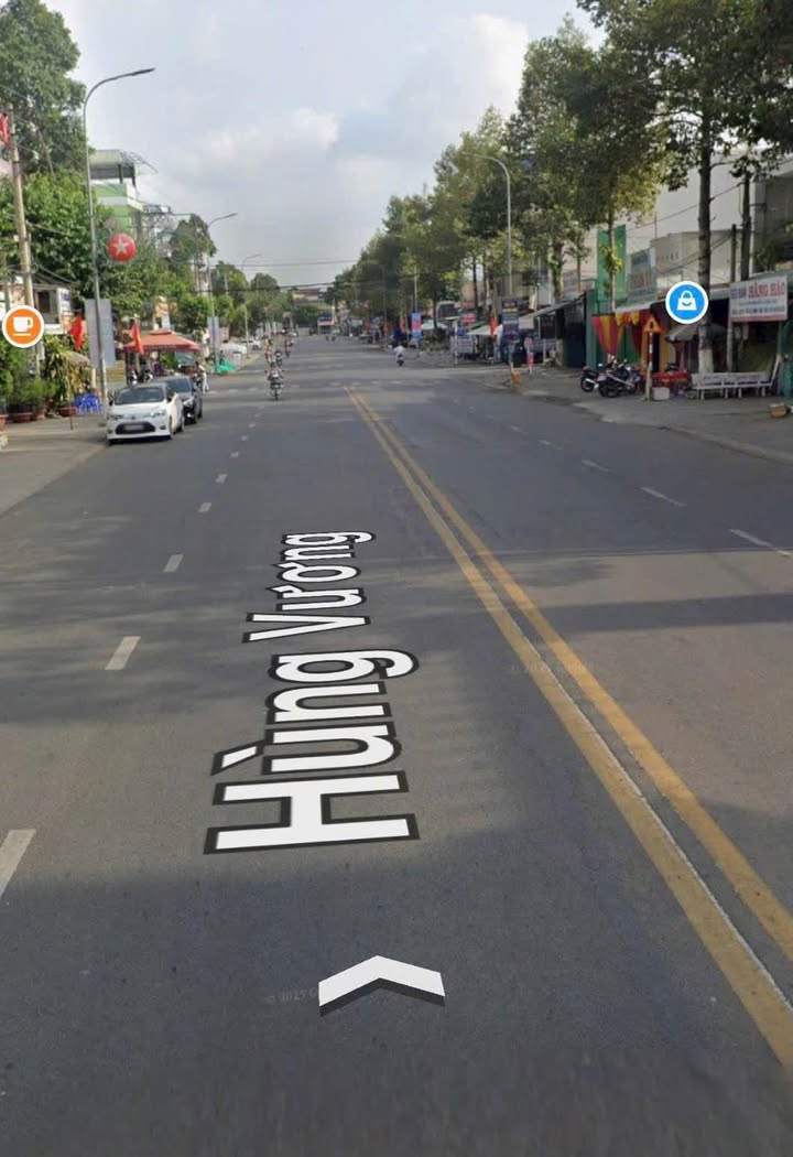 Đất 2 mặt tiền đường Hùng Vương, Long Hoa, 119.35m² - Đầu tư sinh lời lý tưởng!