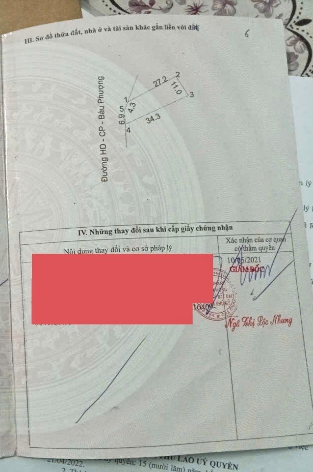 Đất nền Sông Xoài, Phú Mỹ 313m² giá 1.9 tỷ - Đường chính thuận tiện giao thông!