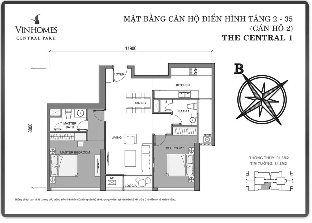Căn hộ 1PN Bitexco Quận 1, 91m² giá 28 triệu - View sông cực đẹp!
