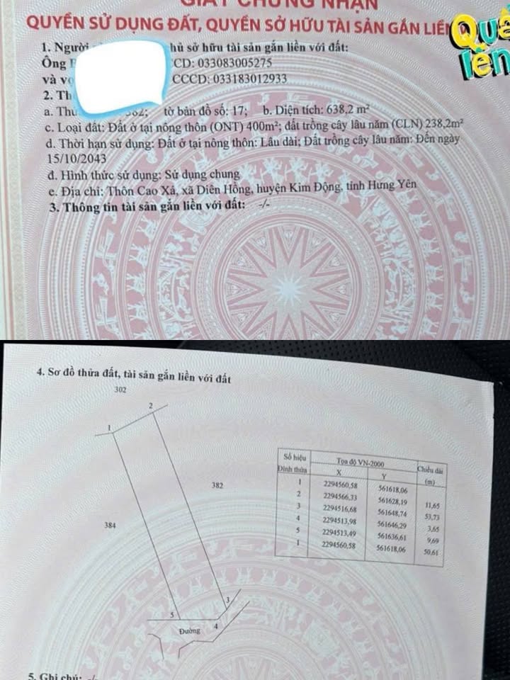 Đất nền Diên Hồng Hưng Yên 100m² giá 1.4 tỷ - Đầu tư tiềm năng sinh lời!