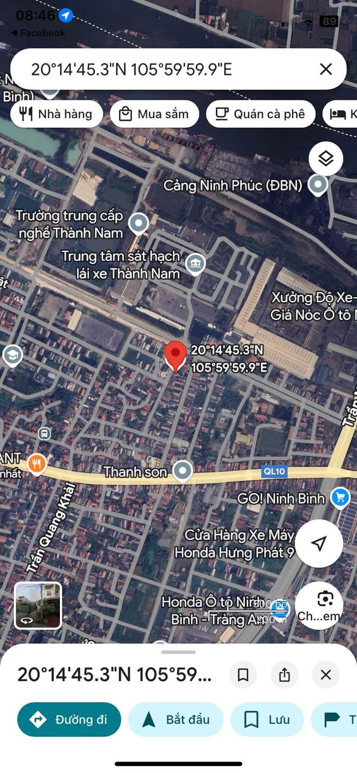 Đất đẹp Triệu Việt Vương Ninh Bình 75m² giá 3 tỷ - Hướng Tây Bắc, tiện ích đầy đủ!