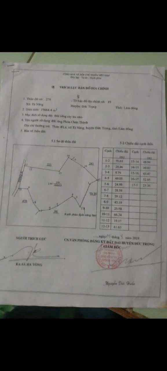 Đất cà phê 2ha Tà Năng, Đam Rông - Giá chỉ 1.7 tỷ, cơ hội đầu tư hấp dẫn!