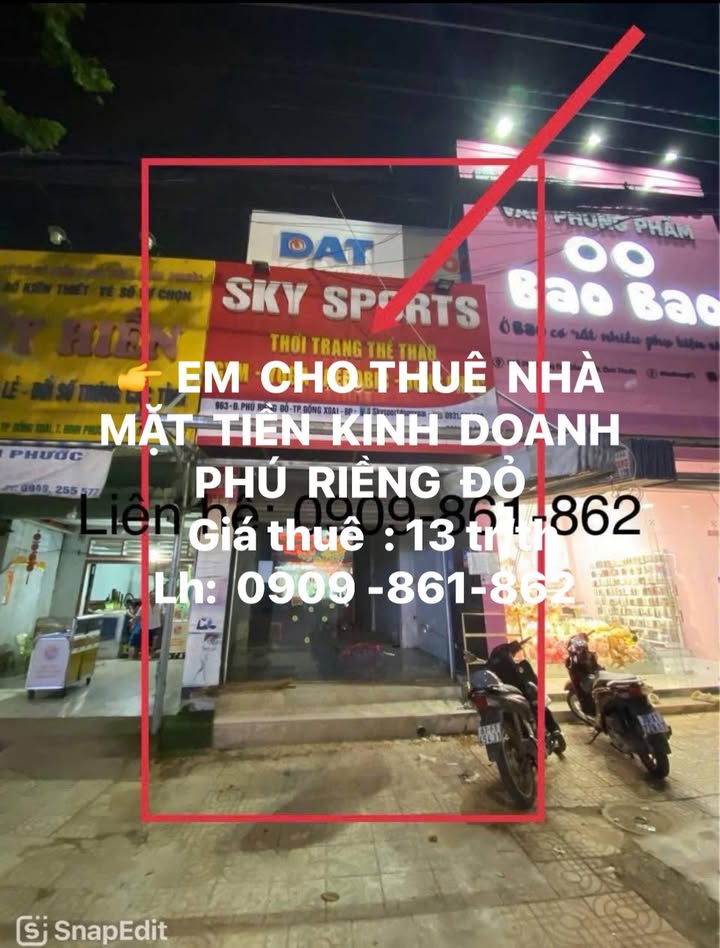 Nhà mặt bằng kinh doanh tại Đồng Xoài - Cho thuê linh hoạt, giá thỏa thuận!