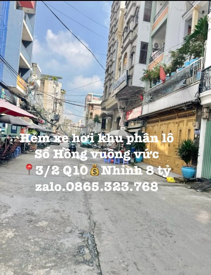Nhà phố Hẻm 7m Đường 3-2 Quận 10 36m² giá 8 tỷ - Sổ hồng chính chủ sang tên ngay!