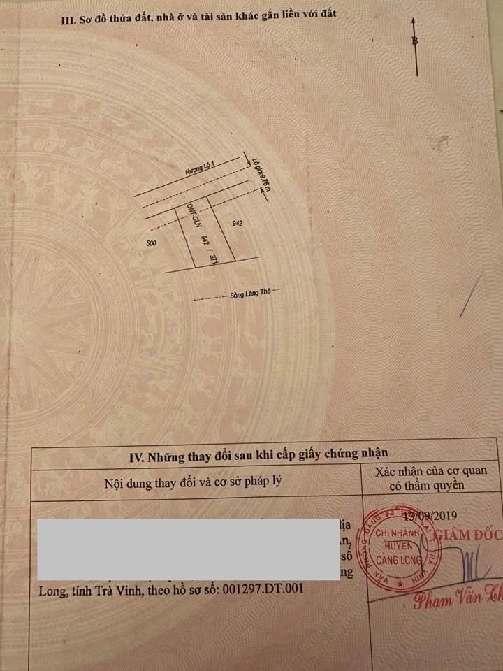 Đất nền xã Đại Phước, huyện Càng Long 900m² giá 2.4 tỷ - Tiềm năng phát triển cao!