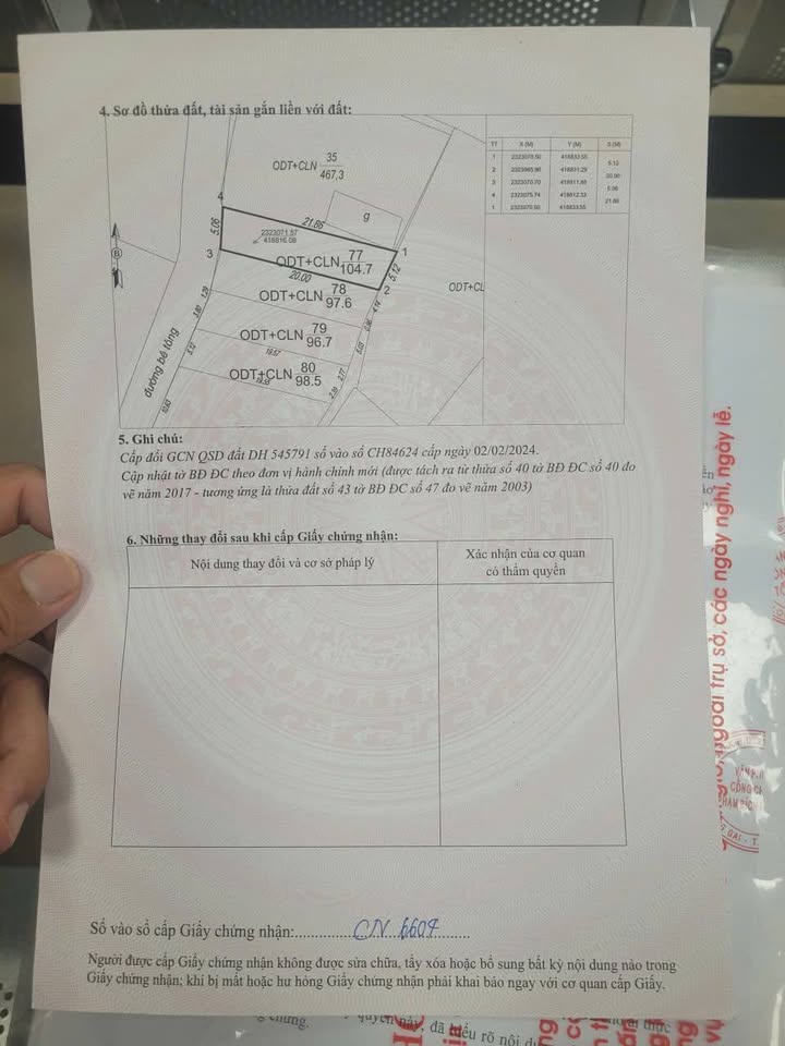 Đất nền ngõ 6 Công An Việt Hưng 104,7m² giá chỉ 1,xx tỷ - Ô tô vào tận đất!