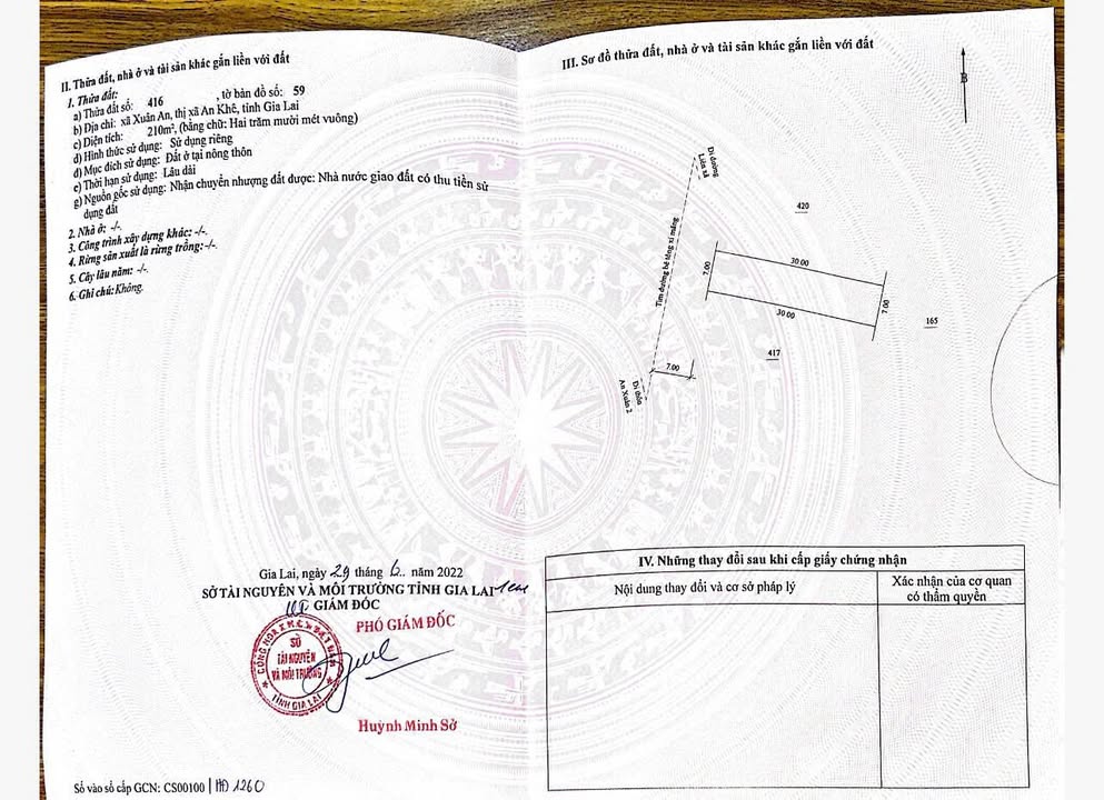 Đất nền Xuân An, An Khê 210m² giá 320 triệu - Tiềm năng đầu tư lớn!